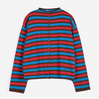Striped Cotton Cardigan