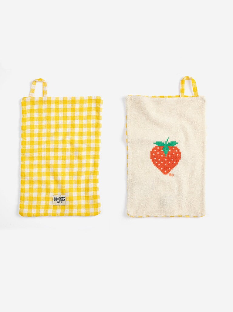 Baby Strawberry Washcloth Pack - 2 Piece - Parkette.