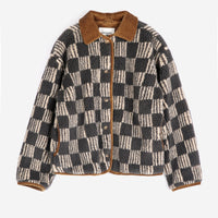 Almost Moiré All Over Sherpa Jacket