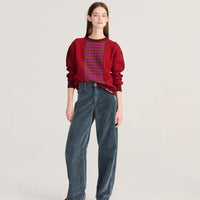 Corduroy Barrel Trousers