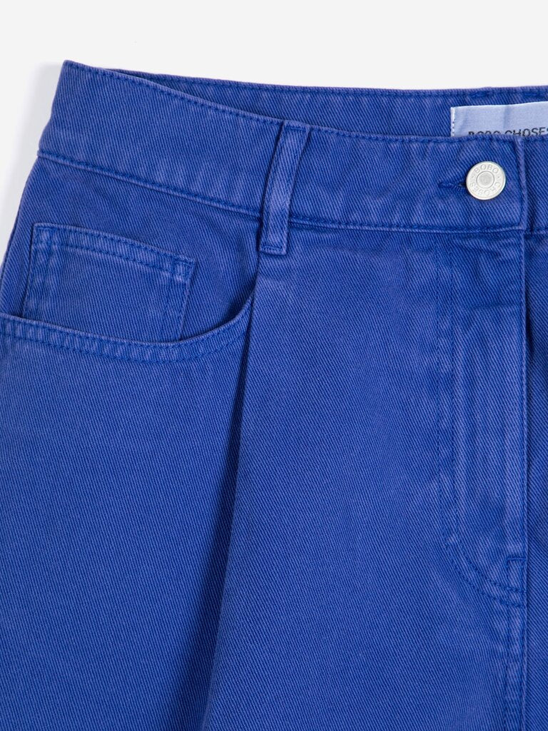 Pleated Twill Bermudas - Parkette.