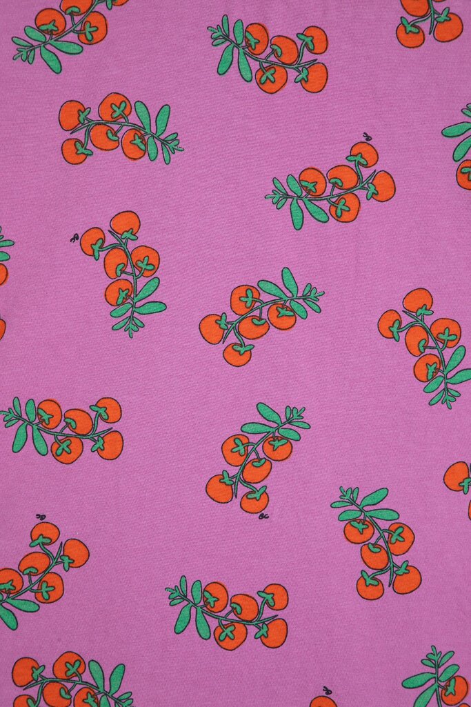 Tomatoes Print Fitted T-shirt - Parkette.
