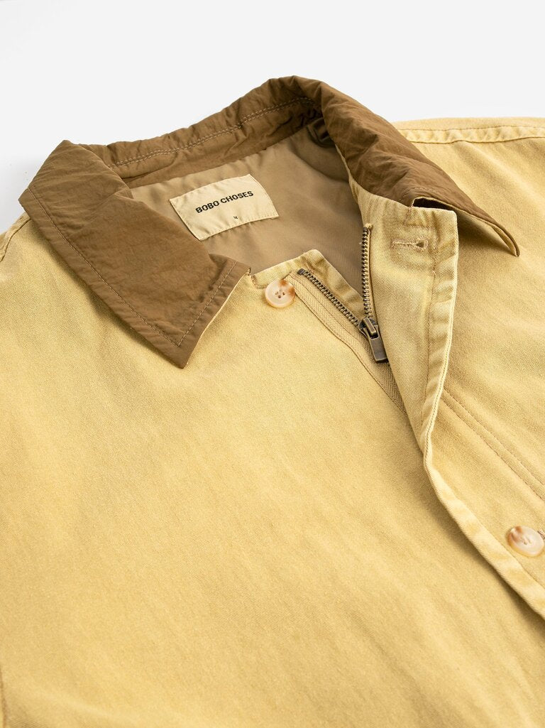 Washed Cotton Jacket - Parkette.