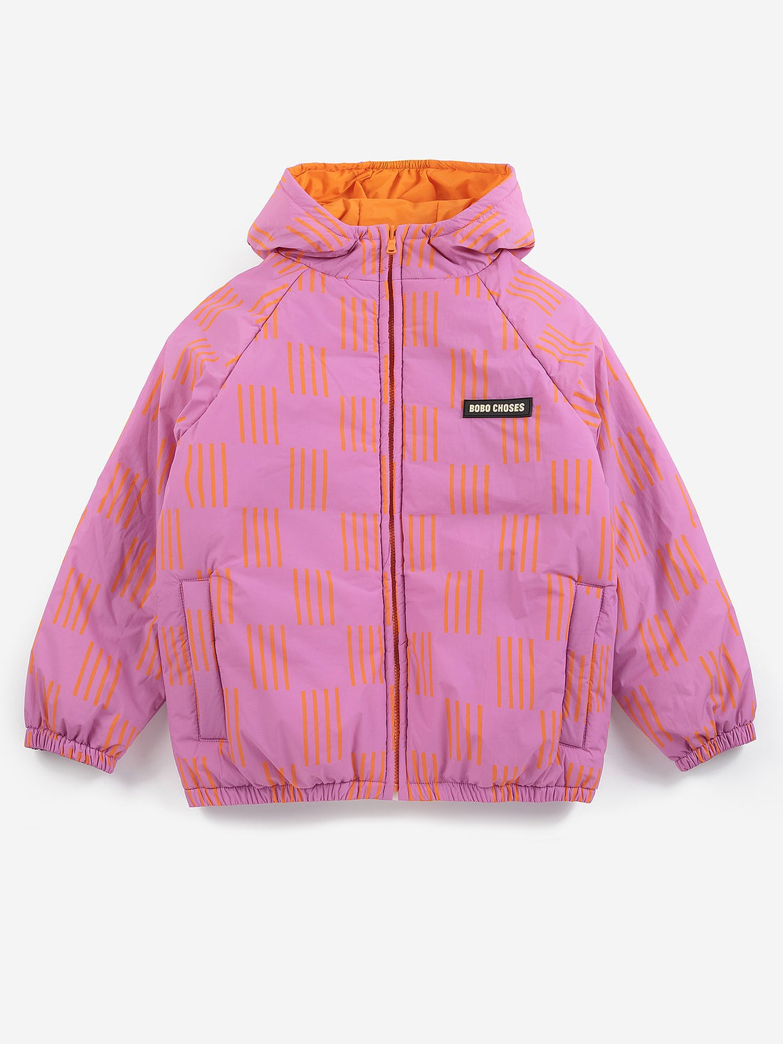 Almost Moiré All Over Reversible Anorak