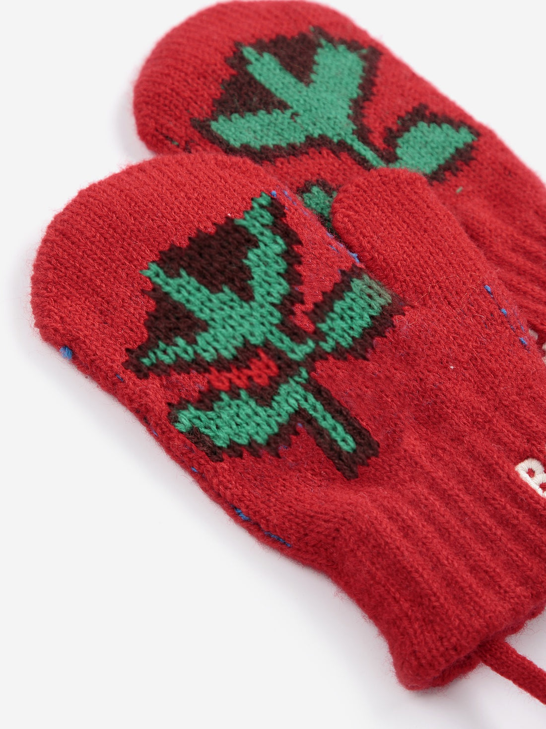 Baby Blossom Knitted Mittens