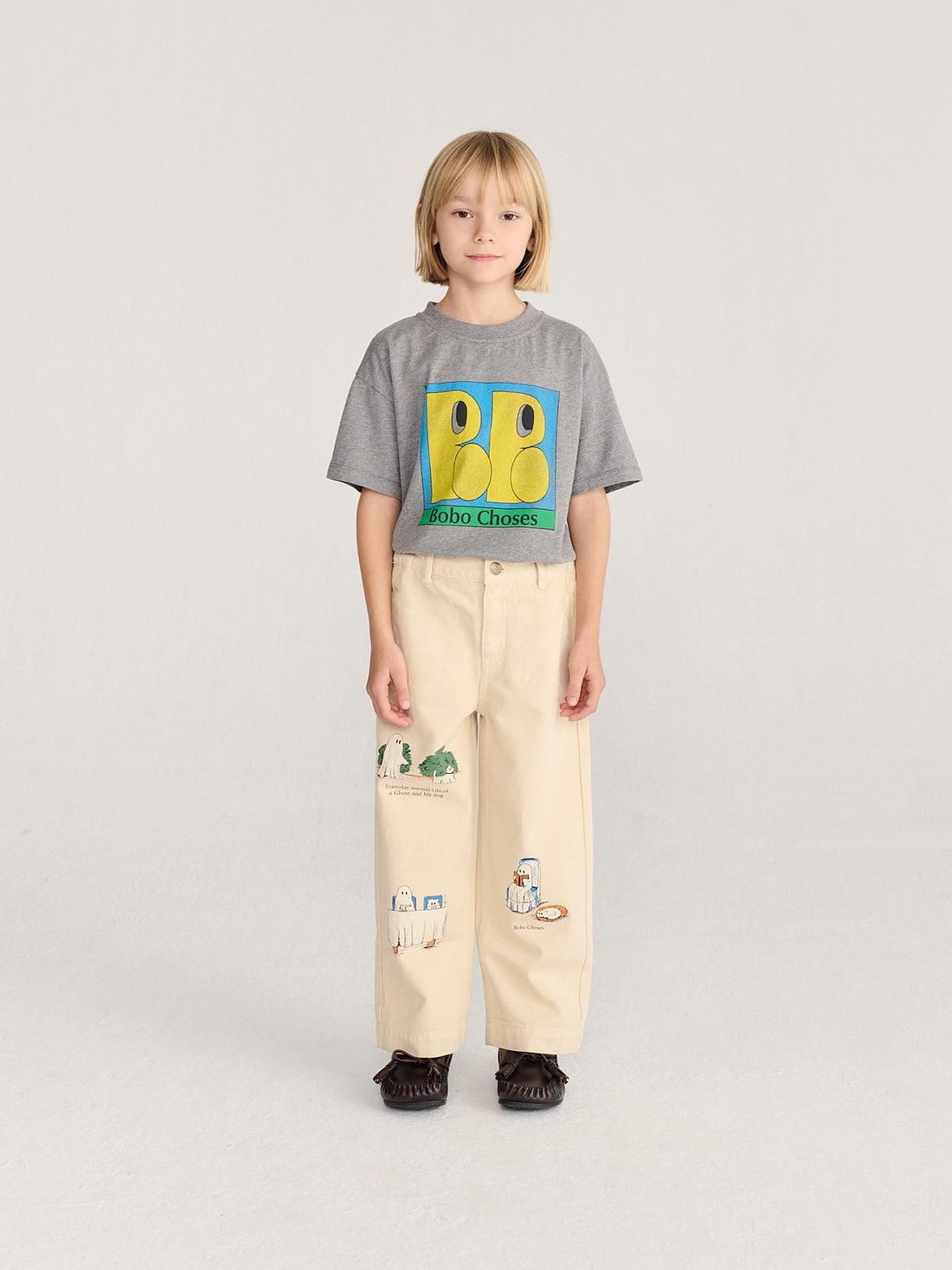 Boo Bo Choses T-shirt — Heather Grey