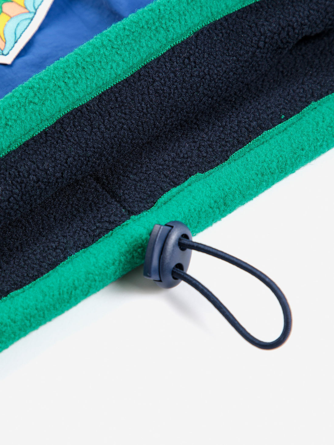 Bobo Choses Color Block Neck Warmer - Blue and Navy