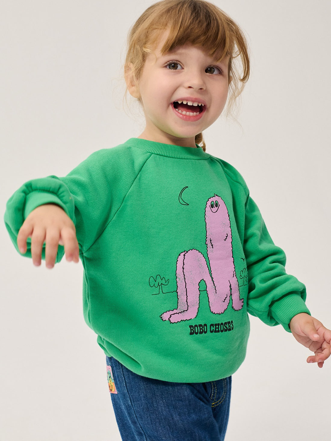 Baby Long Pinky Puff Sweatshirt