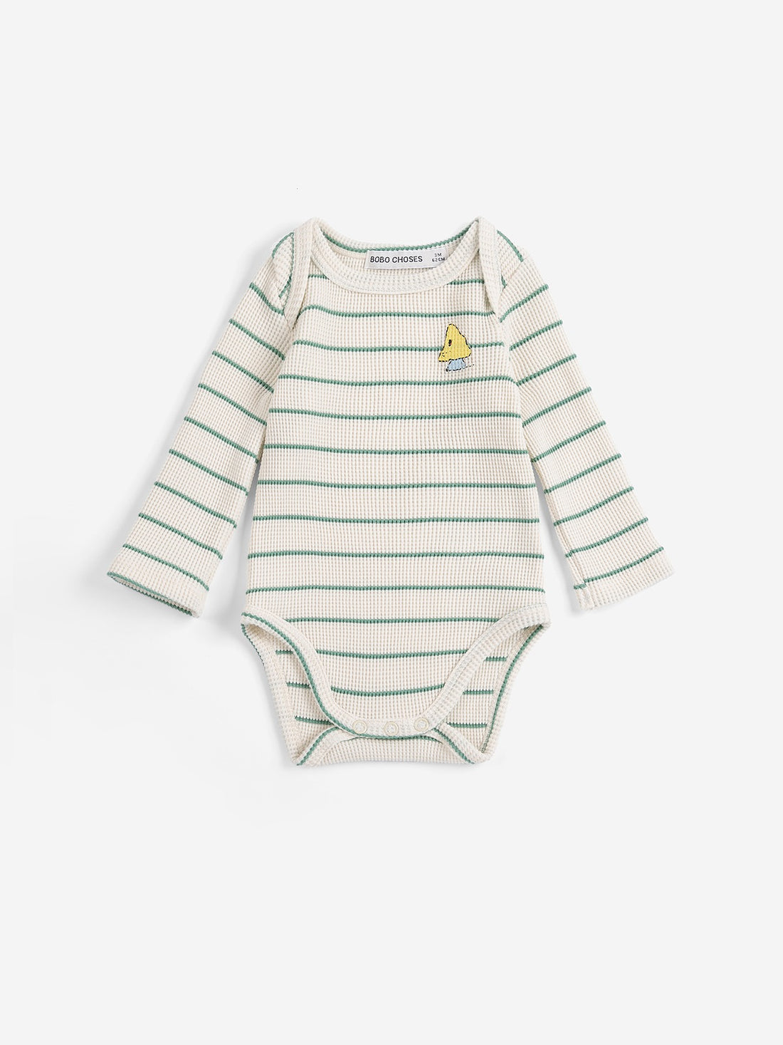 Baby Mush Monster Stripes Body - Green