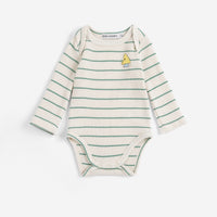 Baby Mush Monster Stripes Body - Green