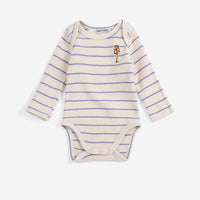 Baby Mush Monster Stripes Body - Lilac