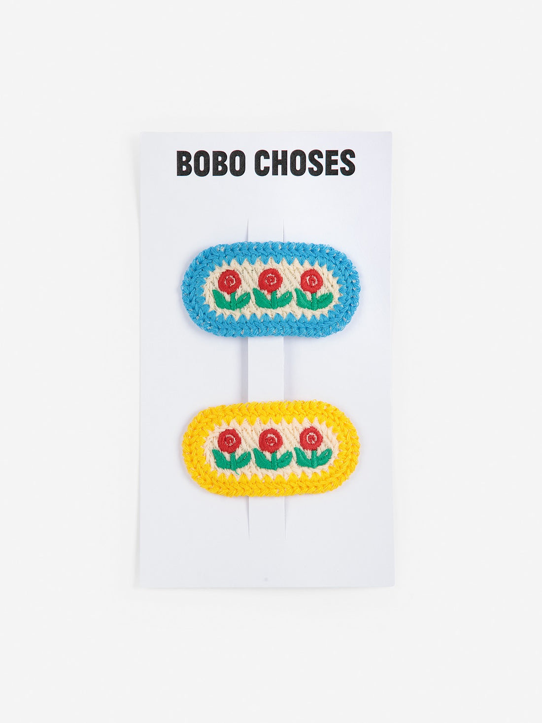 Stamp Bloom Knit Hairclips