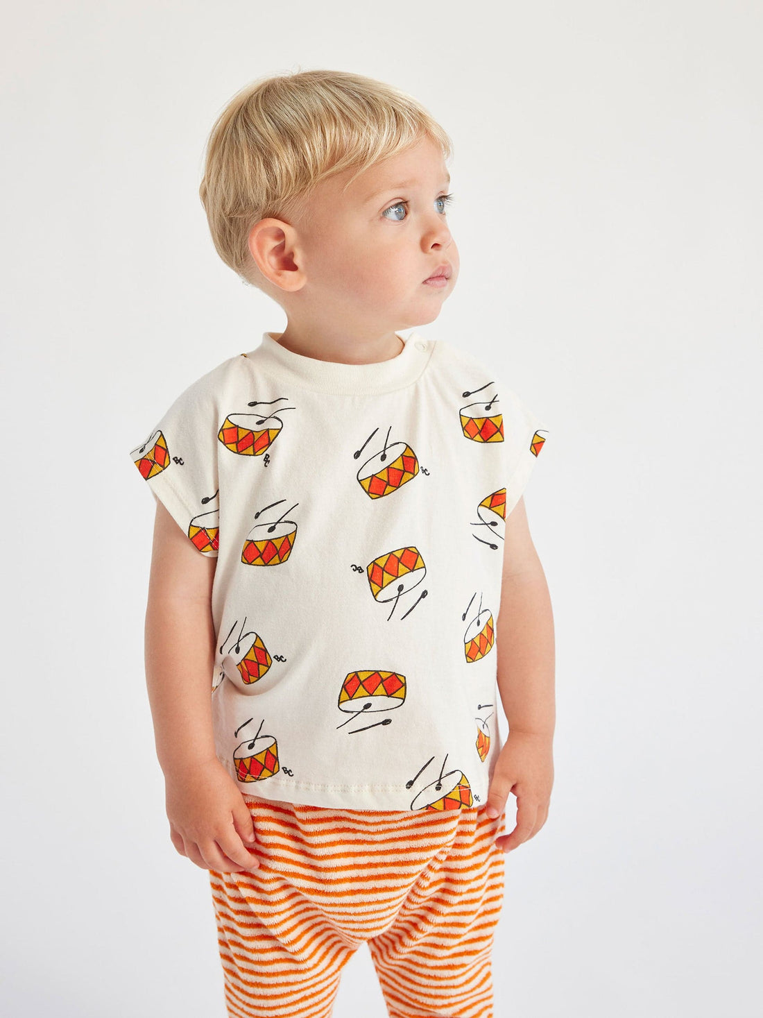 Baby Play The Drum All Over T-shirt - Parkette.
