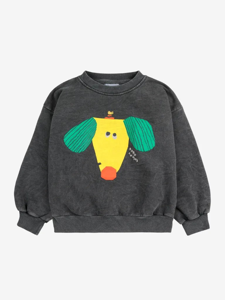 Kids Happy Dog Sweatshirt - Parkette.
