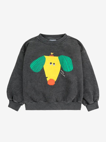 Kids Happy Dog Sweatshirt - Parkette.