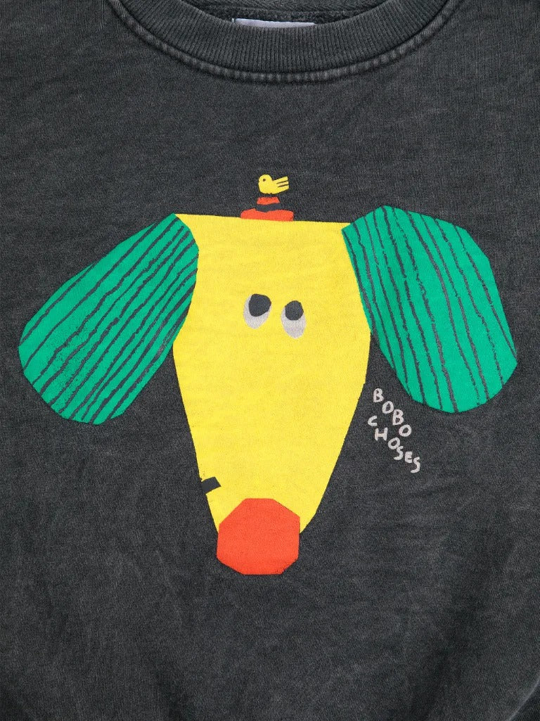 Kids Happy Dog Sweatshirt - Parkette.