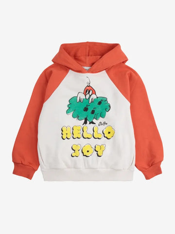 Kids Hello Joy Ranglan Sleeve Hoodie - Parkette.