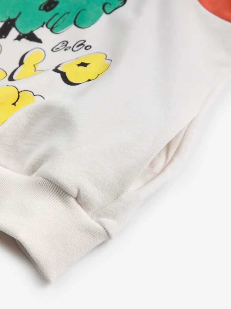 Kids Hello Joy Ranglan Sleeve Hoodie - Parkette.