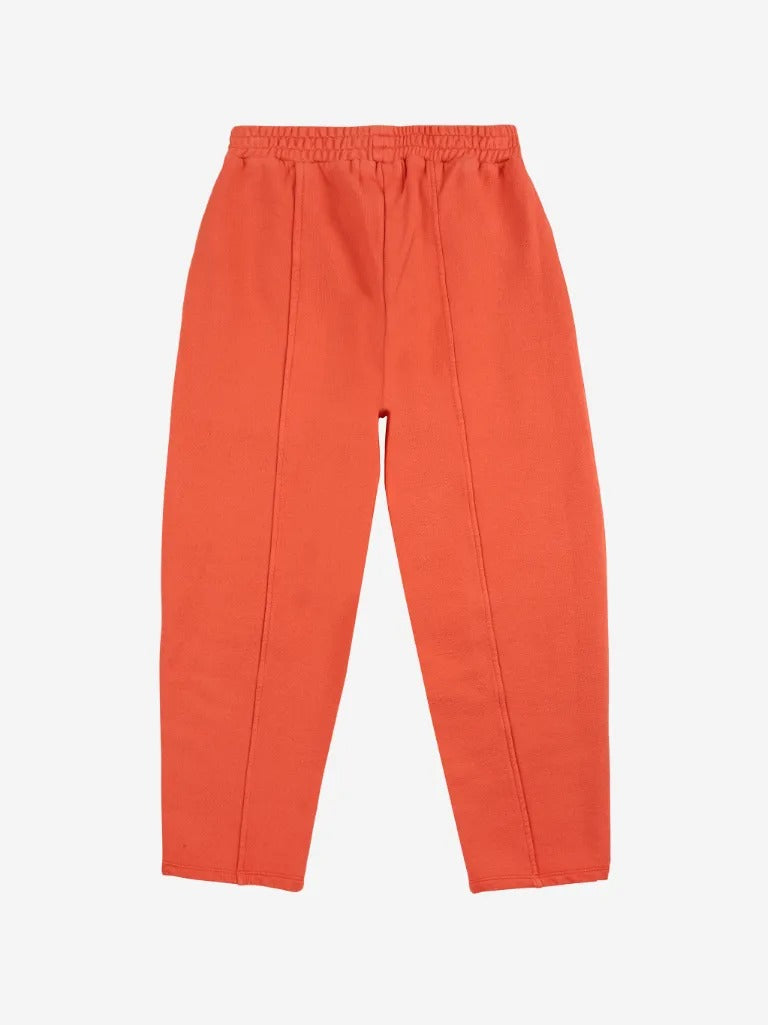 Kids Smiling Red Jogging Pants - Parkette.
