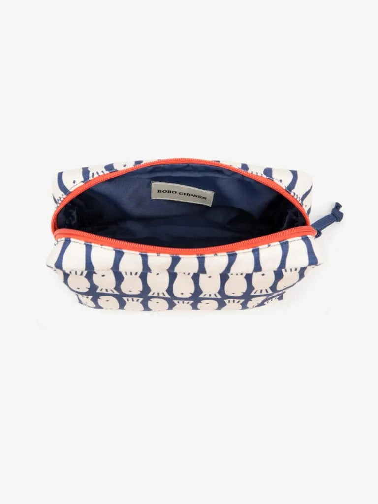 Lucky Fish Printed Cotton Pouch - Parkette.
