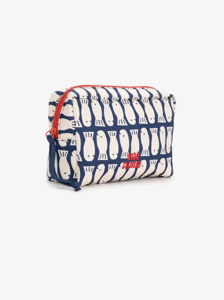 Lucky Fish Printed Cotton Pouch - Parkette.