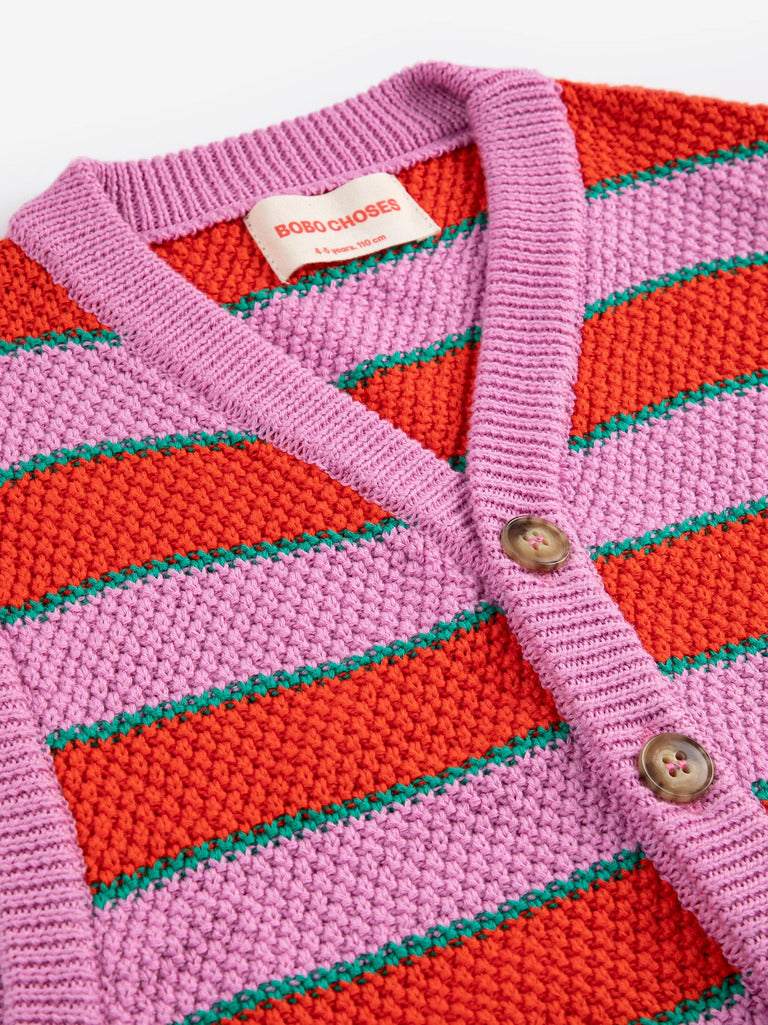 Kids BC Striped Knitted Vest - Parkette.