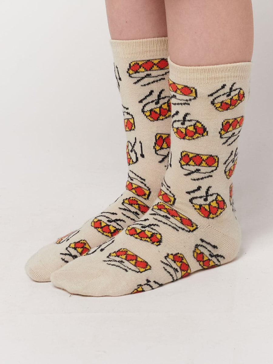 PLAY THE DRUM ALL OVER LONG SOCKS - Parkette.