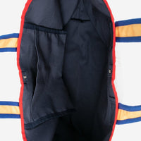 Color Block Cotton Bag