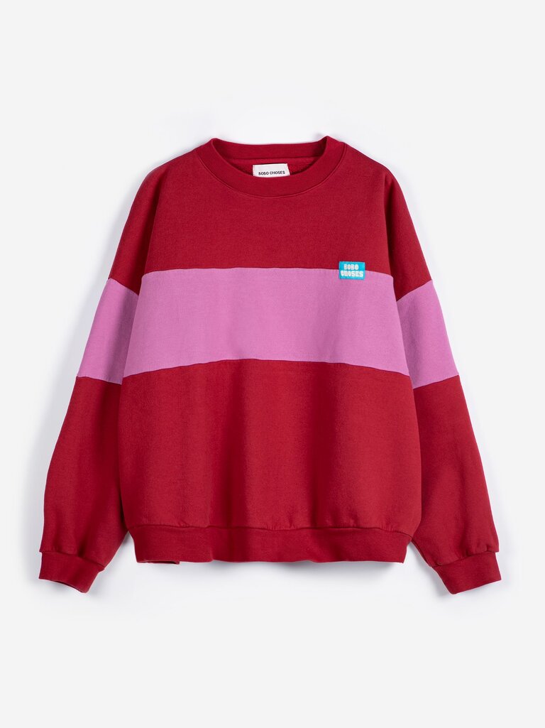 Color Block Relaxed Sweatshirt - Parkette.
