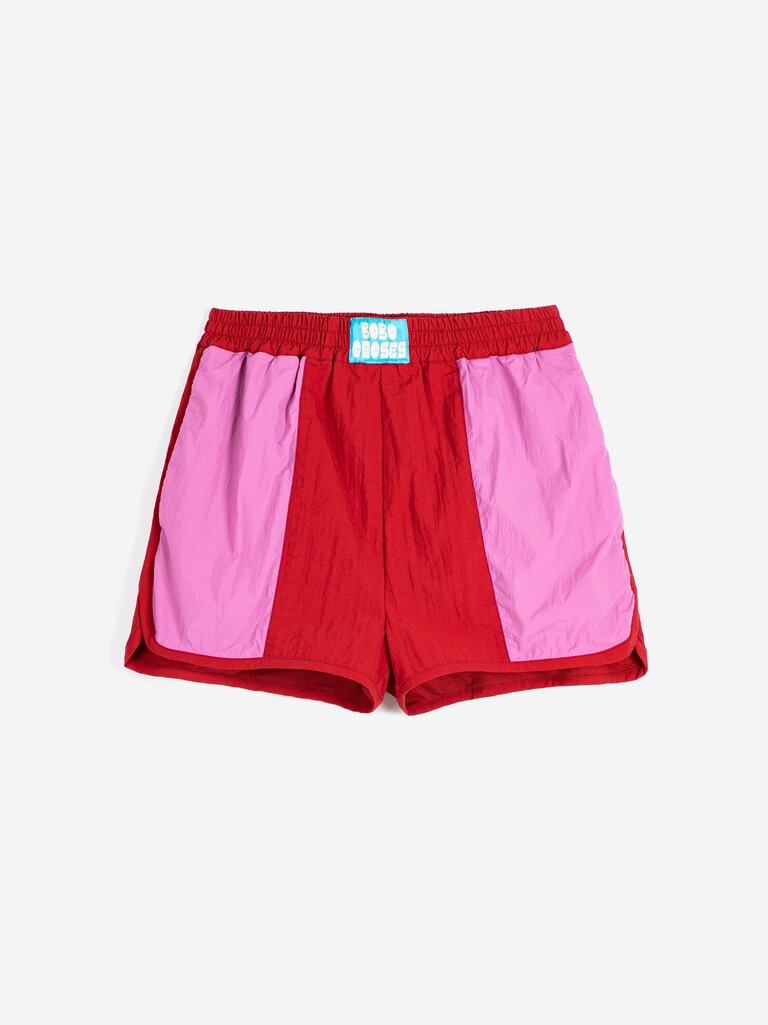 Color Block Sporty Shorts - Parkette.