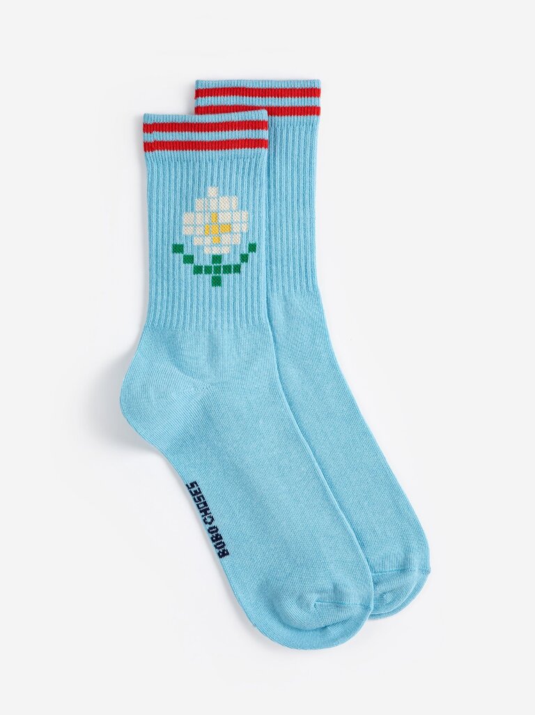 Pixel Daisy Cotton Pack Short Socks - Parkette.