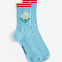 Pixel Daisy Cotton Pack Short Socks - Parkette.
