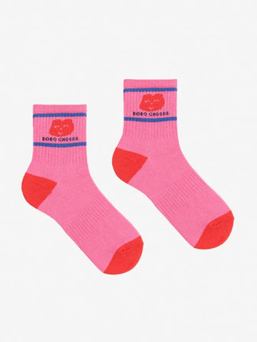 Kids Joyful Face Short Socks - Parkette.