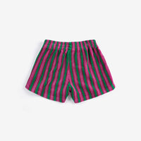 Kids Striped Terry Cloth Shorts - Parkette.