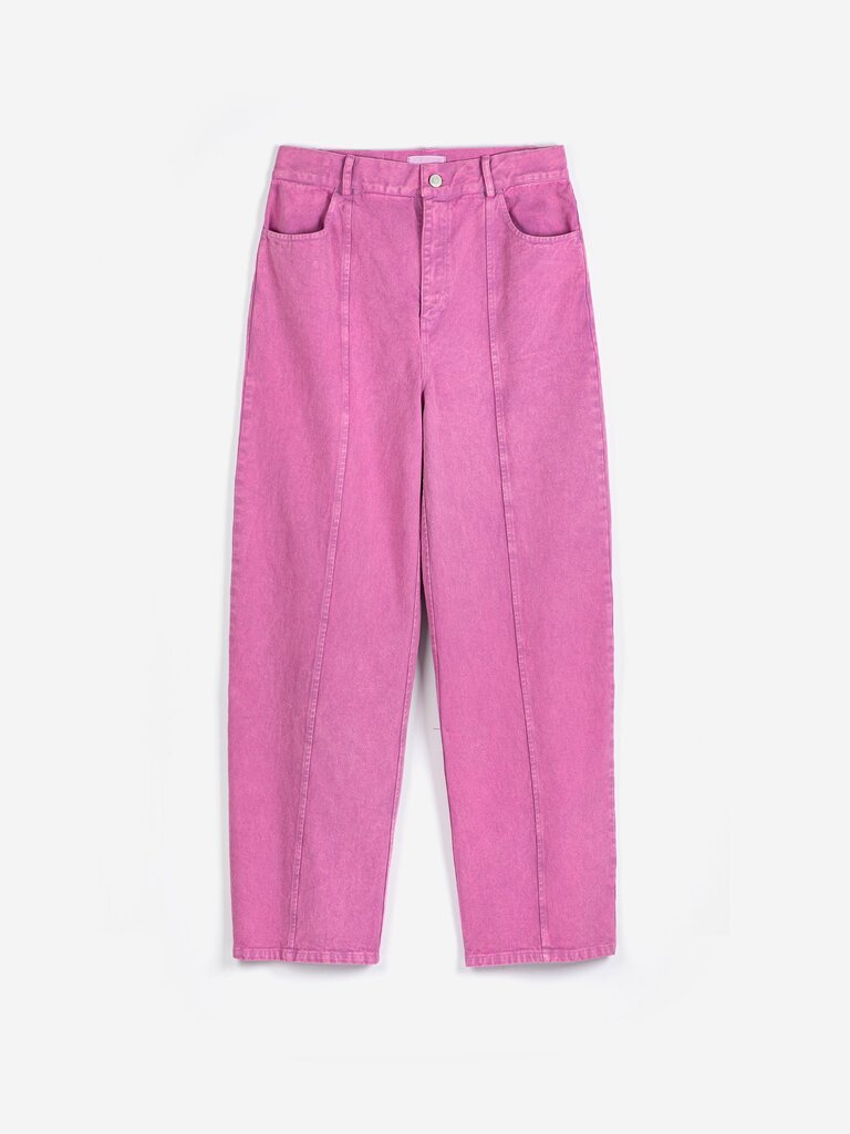 Washed Twill Boot Cut Pants - Parkette.