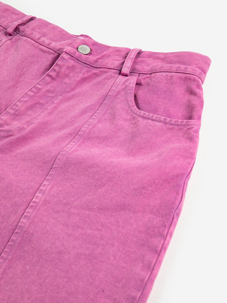 Washed Twill Boot Cut Pants - Parkette.