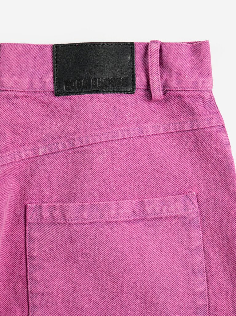 Washed Twill Boot Cut Pants - Parkette.