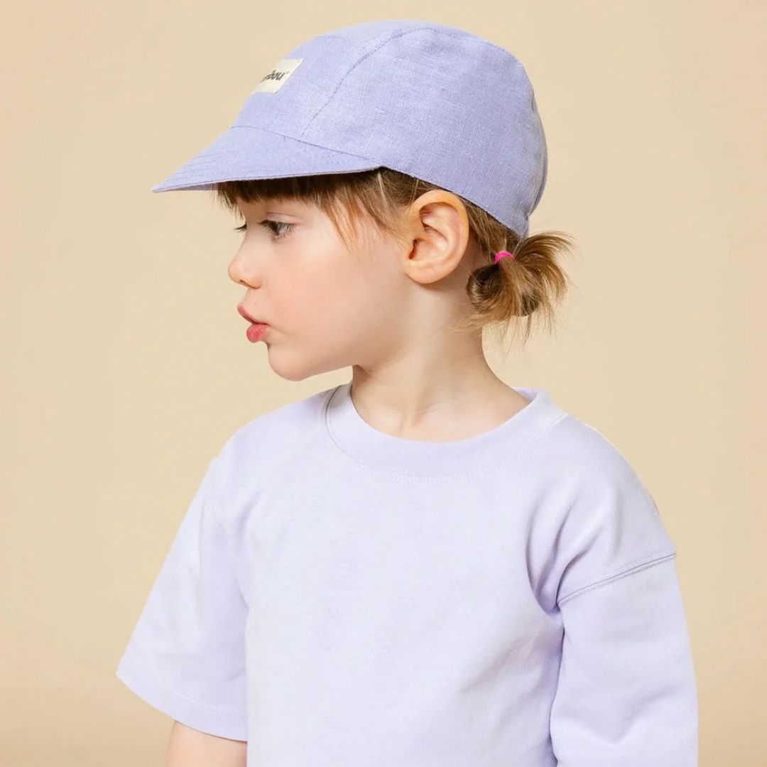 Caribou Linen Cap — Lavender - Parkette.