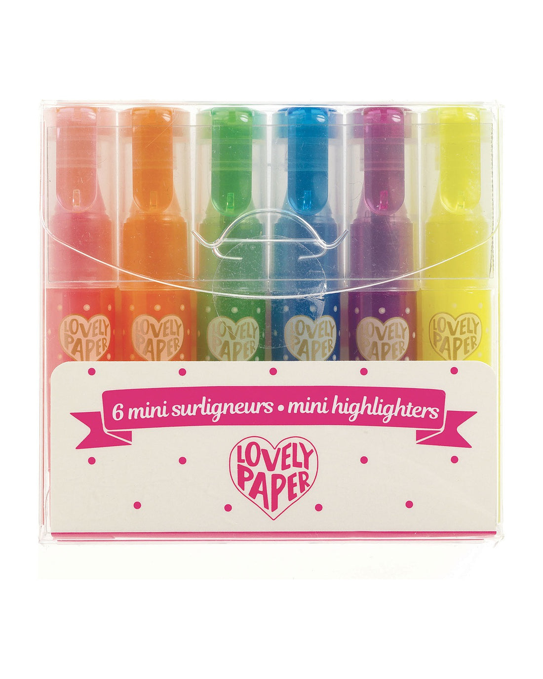 6 Gel Highlighters - Neon
