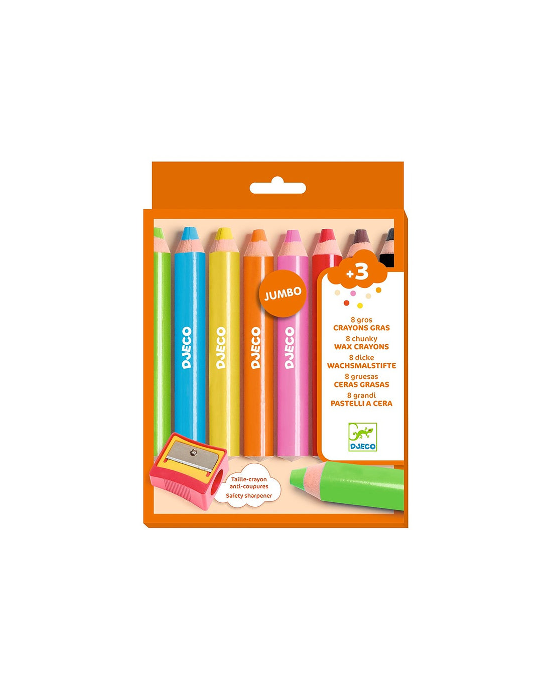 8 Chunky Wax Crayons