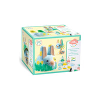 Bunny Trio Finger Painting