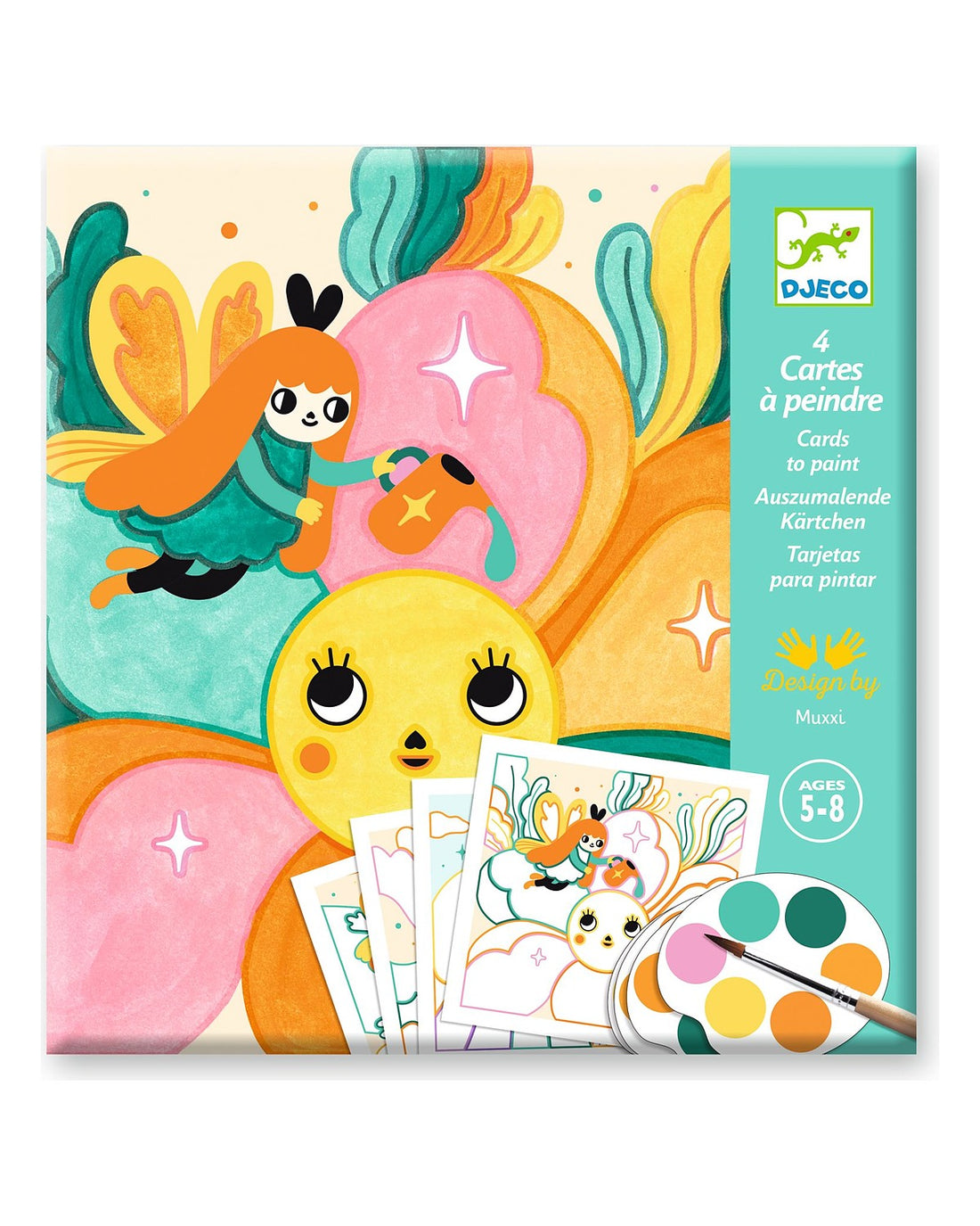 Magical Garden Cards to Paint