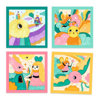 Magical Garden Cards to Paint