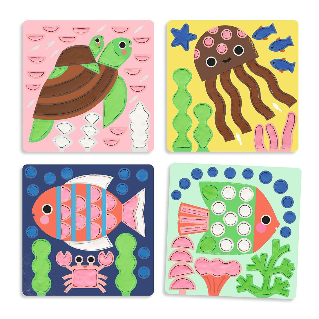 Cheeky Underwater Air-Dry Clay Colouring
