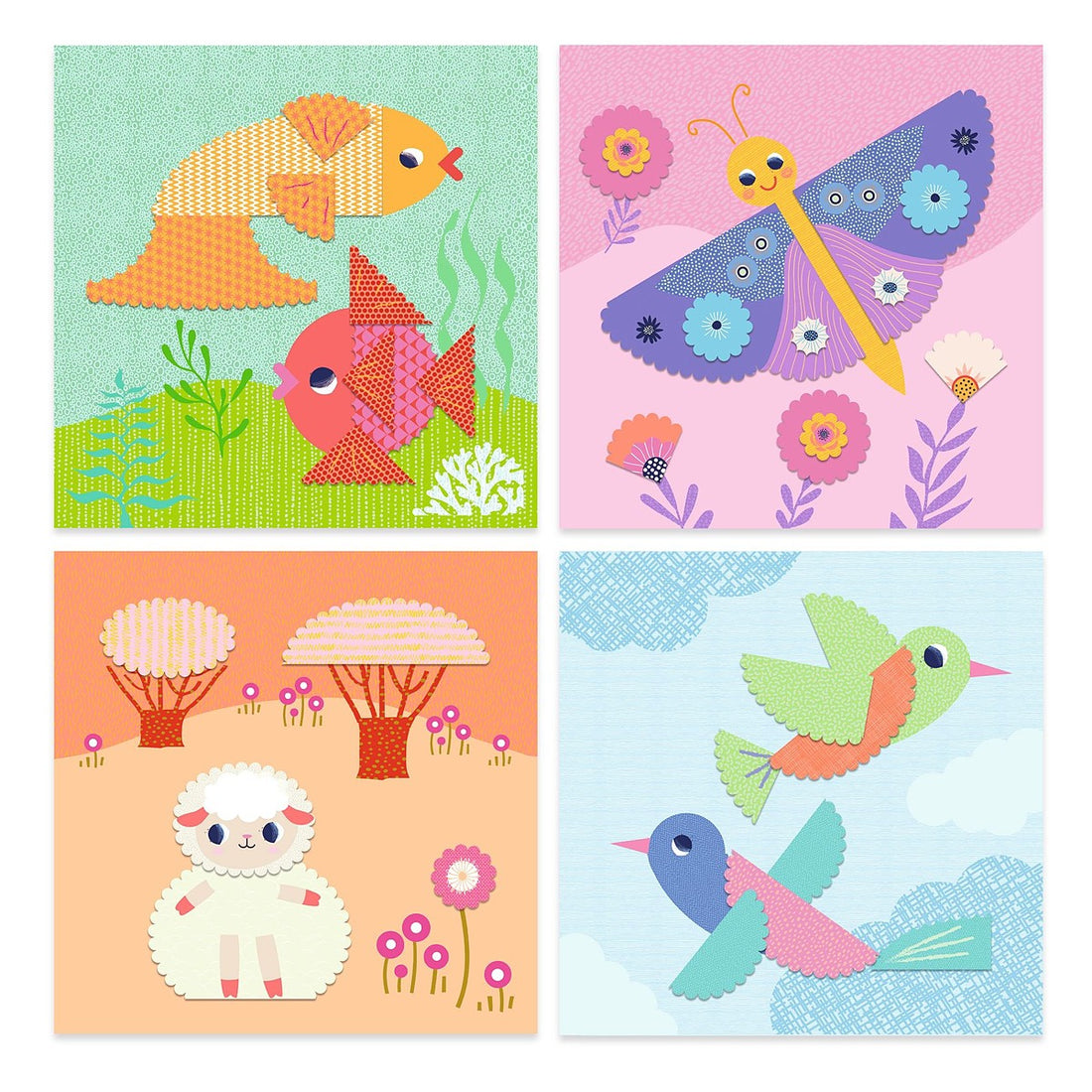 Crinkle Cutting Collages