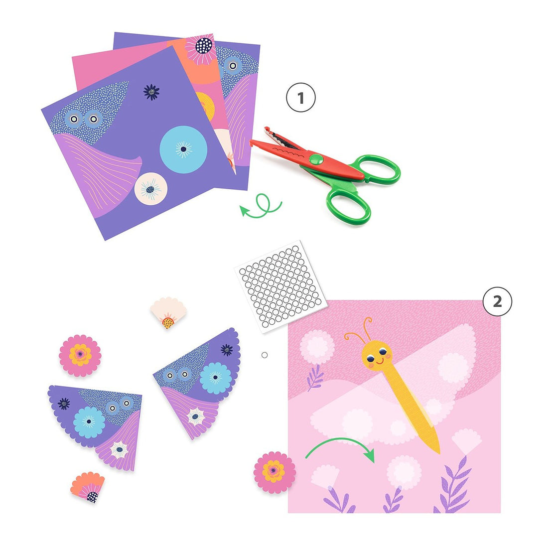 Crinkle Cutting Collages