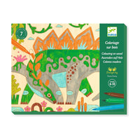 Dino World Colouring Set