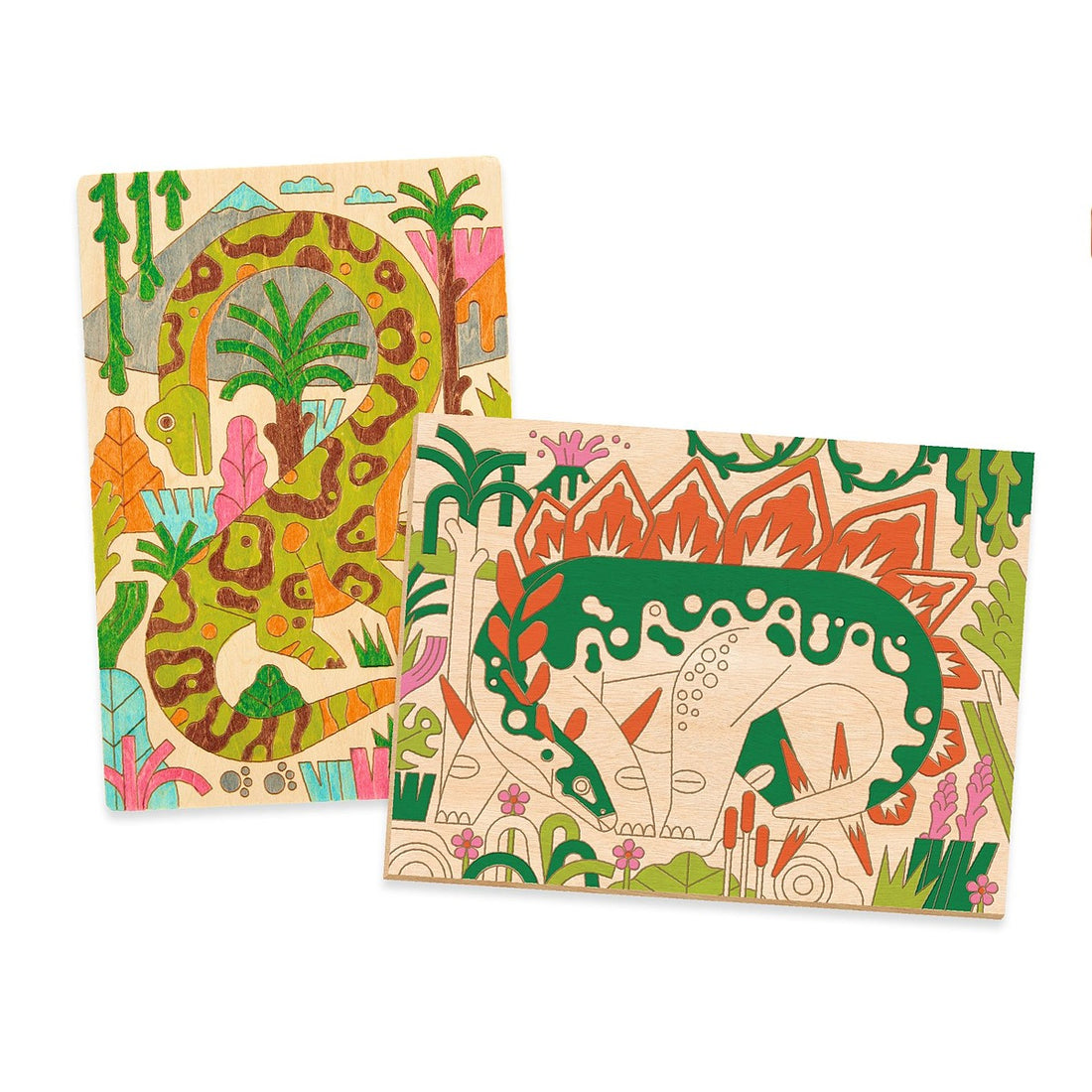Dino World Colouring Set