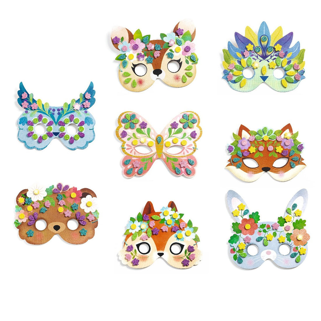 Do It Yourself - Mosaïcs Masks Forest Animals