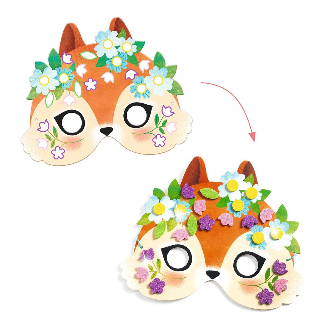 Do It Yourself - Mosaïcs Masks Forest Animals